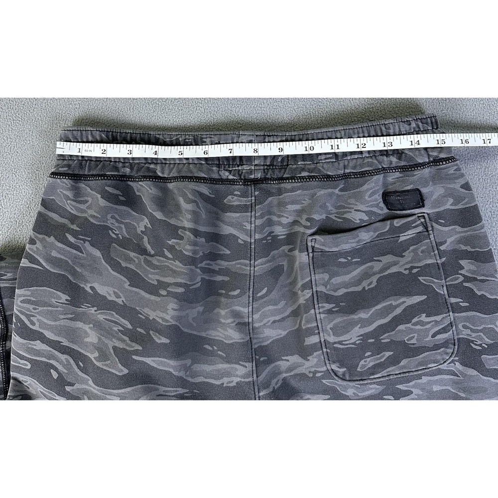 Abercrombie Fitch Joggers Pants Mens Medium Grey Camo Camouflage Fleece Lounge - Picture 4 of 9